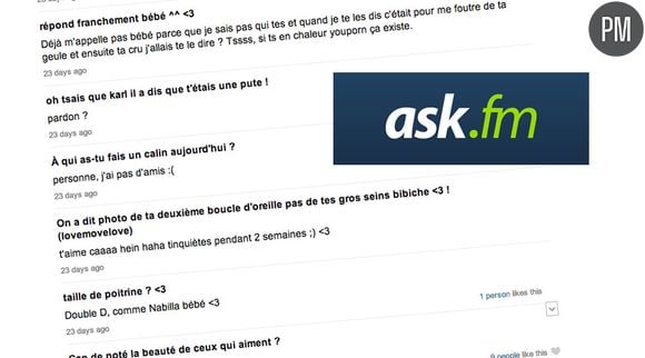 Un "dialogue" sur Ask.fm