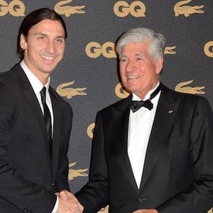 Maurice Levy, businessman de l'année 2013 selon "GQ". Ici avec Zlatan Ibrahimovic.