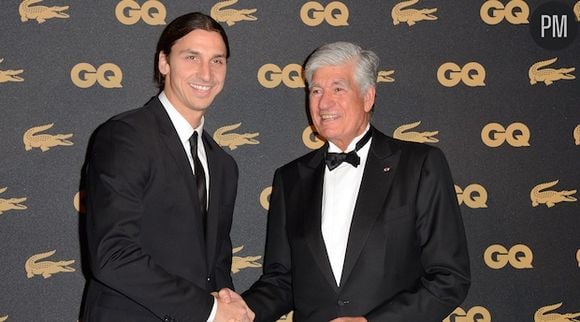 Maurice Levy, businessman de l'année 2013 selon "GQ". Ici avec Zlatan Ibrahimovic.