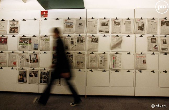 Le siège du quotidien Libération, à Paris.