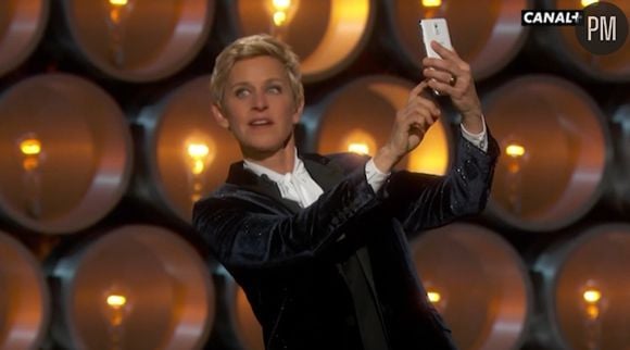 Le selfie d'Ellen DeGeneres lors de la soirée des Oscars.