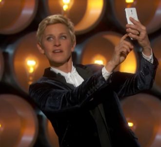 Le selfie d'Ellen DeGeneres lors de la soirée des Oscars.