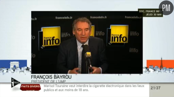 Sympa, i-TELE désigne François Bayrou président de l'UMP !