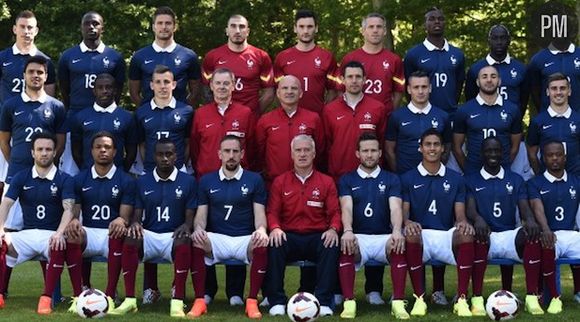 La "photo officielle" des Bleus pour la Coupe du Monde 2014