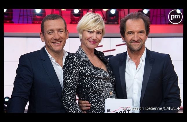 Dany Boon, Maïtena Biraben et Stéphane de Groodt à l'occasion du prime "De Groodt, une fois"