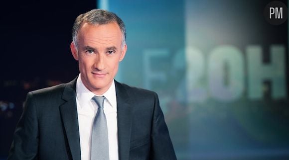 Gilles Bouleau, élu "Présentateur de JT" de la saison pour les "TV Notes" 2014.