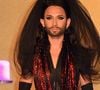 Conchita Wurst défile pour Jean-Paul Gaultier, à Paris le 9 juillet 2014.