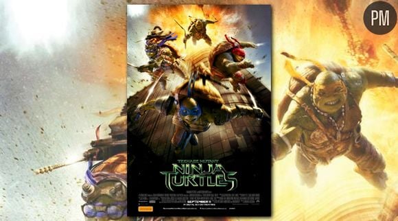 Affiche australienne des "Ninja Turtles", dont la sortie est prévue le 11 septembre