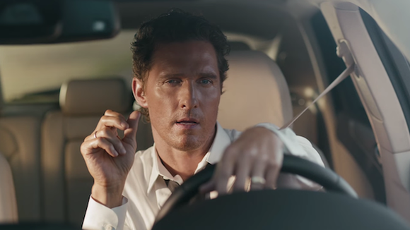 Pub : Matthew McConaughey prend la défense des Lincoln