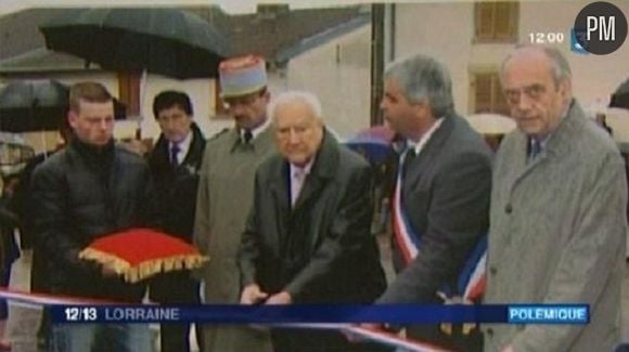 Image initiale de l'inauguration du monument aux morts