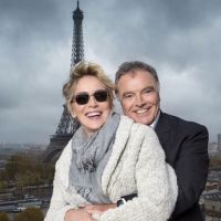 Pub :  Sharon Stone visage d'Alain Afflelou pour les trois prochaines années