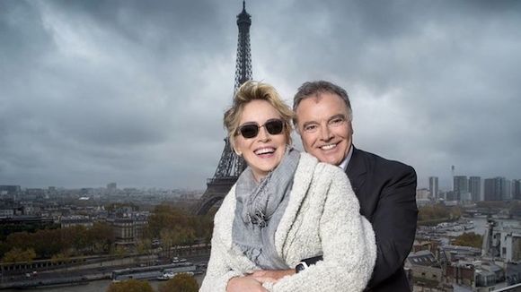 Pub :  Sharon Stone visage d'Alain Afflelou pour les trois prochaines années