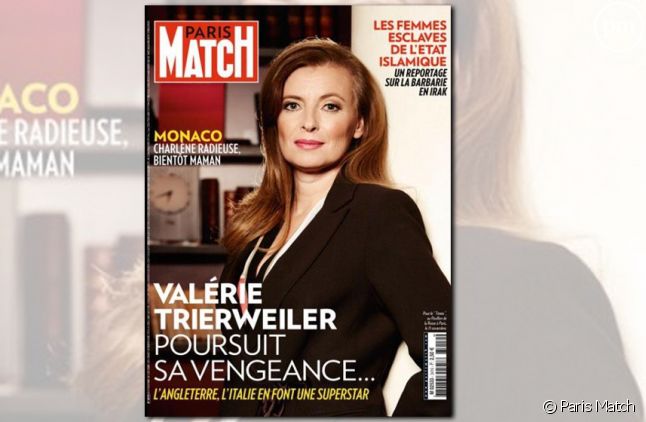 Valérie Trierweiler en Une de Paris Match