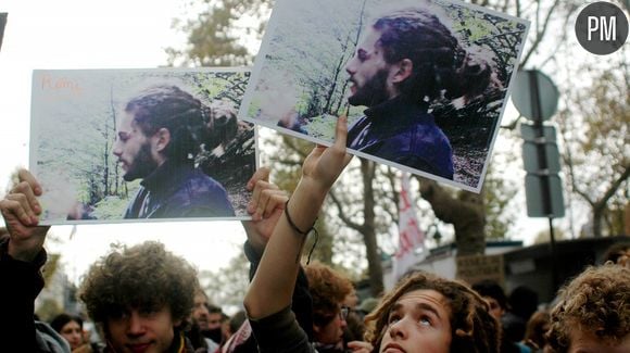 Des manifestants contre les violences policières à Paris le 8 novembre 2014