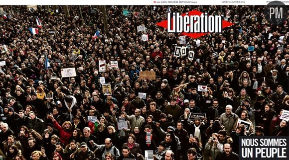 La Une de "Libération" du 12 janvier 2014.