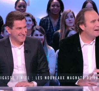 Matthieu Pigasse et Xavier Niel dans 'Le Grand Journal'...