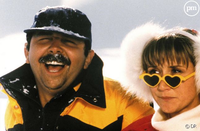 Gérard Jugnot et Marie-Anne Chazel dans "Les Bronzés font du ski".