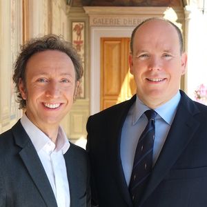 Albert II de Monaco et Stéphane Bern