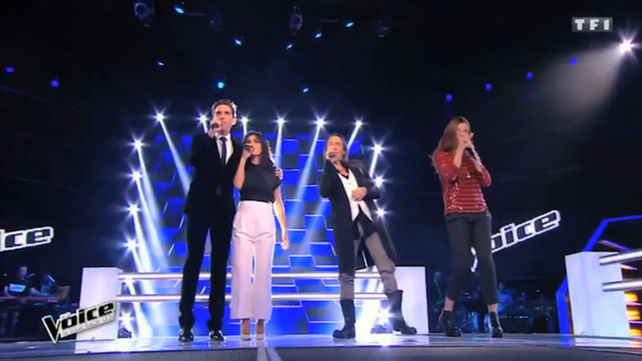 "The Voice" : Jenifer, Zazie, Mika et Florent Pagny reprennent "Come Together" pour les battles