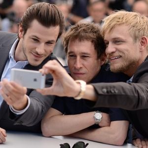 Le selfie cannois de Gaspard Ulliel, Bertrand Bonell et Jérémie Renier