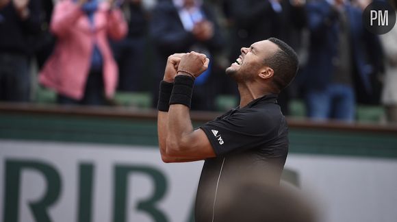 Jo-Wilfried Tsonga, hier, après sa victoire en quart de finale