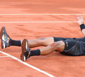 Jo-Wilfried Tsonga à Roland-Garros