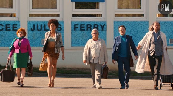 Christian Clavier, Isabelle Nanty et Pierre-François Martin-Laval dans "Les Profs"