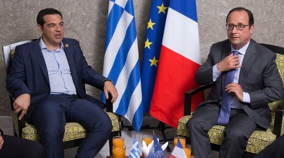 Francois Hollande et Alexis Tsipra