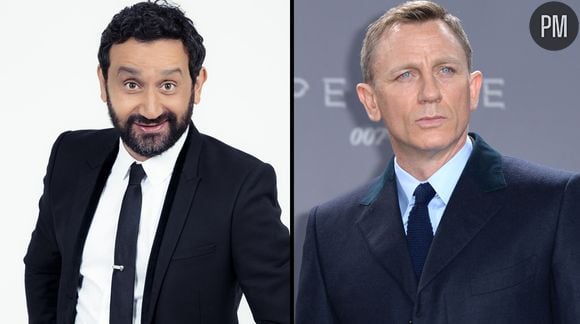 Cyril Hanouna et Daniel Craig.