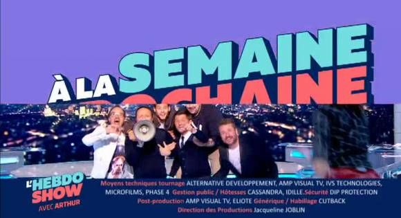 "L'Hebdo Show" : Arthur ironise sur la menace de Cyril Hanouna de ne pas rendre l'antenne