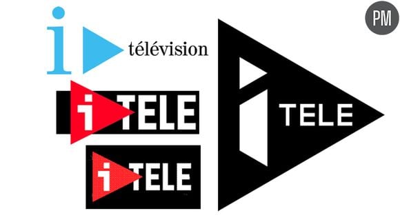 Les différentes identités visuelles d'iTELE.