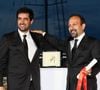 Asghar Farhadi et son acteur Shahab Hosseini primés pour "Le Client" 