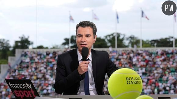 Laurent Luyat a présenté "Stade 2" hier