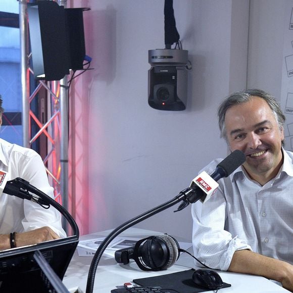 Alain Marschall et Olivier Truchot présentent les "Grandes Geules" sur RMC.