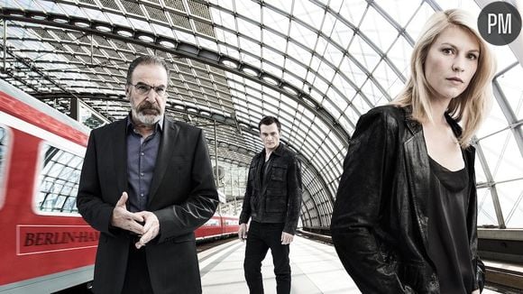 Mandy Patinkin, Rupert Friend et Claire Danes dans "Homeland"