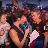 Euro 2016 : Couac d'Alessandra Sublet dans le public du "Grand show d'ouverture"