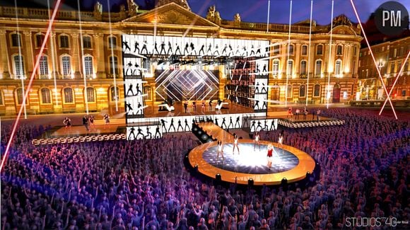 La scène de la fête de la musique de France 2 à Toulouse