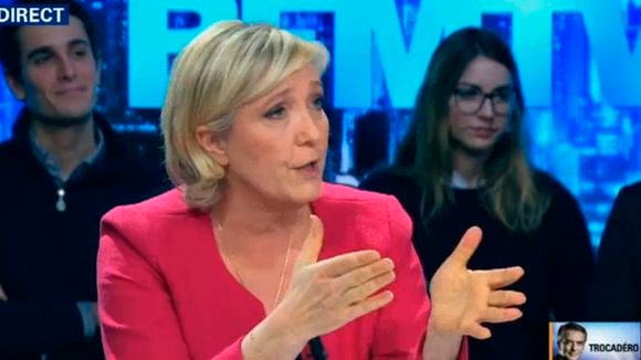 Marine Le Pen attaque BFM TV et RMC.