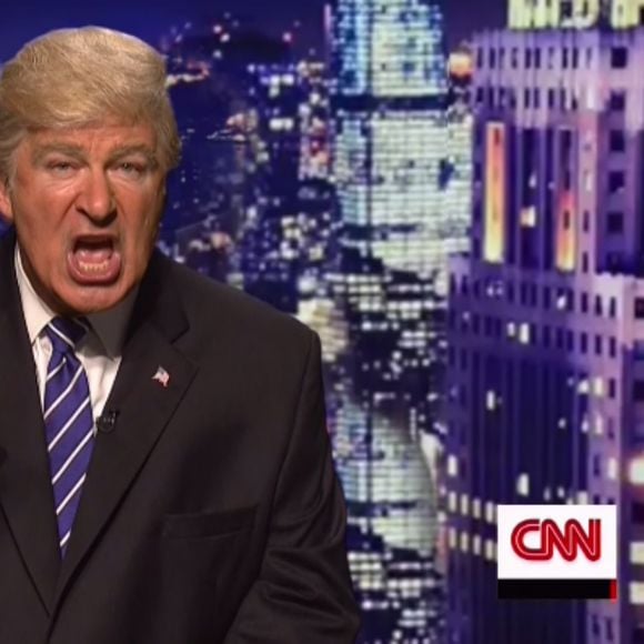 Alec Baldwin en Donald Trump dans "Saturday Night Live"