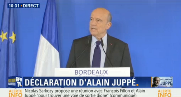 Déclaration d'Alain Juppé.