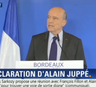 Déclaration d'Alain Juppé.