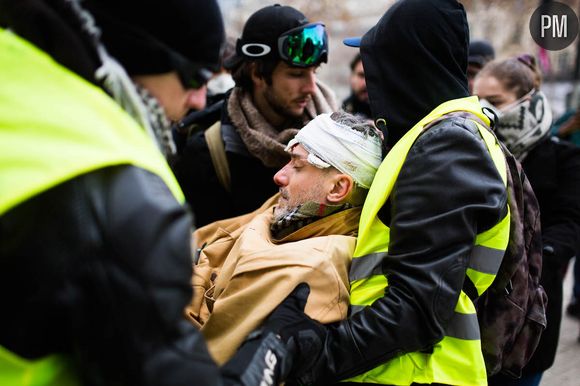 Des gilets jaunes à Paris le 8 décembre 2018