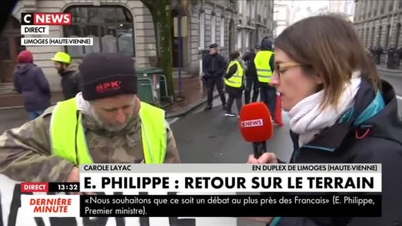 "Bolloré en prison !" : Un Gilet jaune perturbe un direct sur CNews