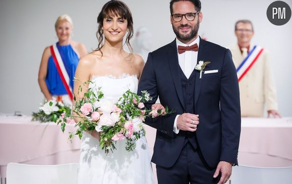 Nolwenn et Florian dans "Mariés au premier regard"