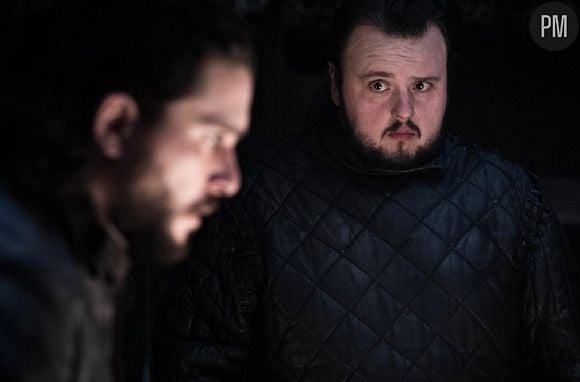 John Bradley et Kit Harington dans la saison 8 de "Game of Thrones"