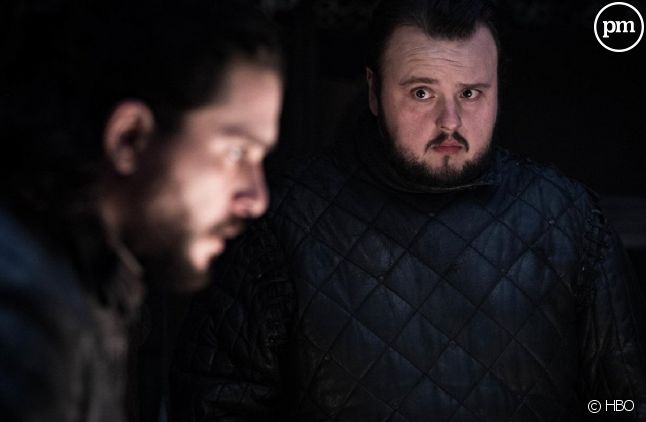 John Bradley et Kit Harington dans la saison 8 de "Game of Thrones"
