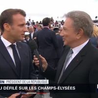 14 juillet : Quand Michel Drucker interviewe Emmanuel Macron sur... BFMTV