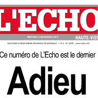 Le quotidien "L'Echo" met la clé sous la porte après 75 ans d'existence