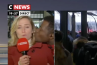 Grève : Une journaliste de CNews embrassée de force durant un duplex