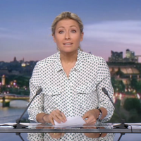 Anne-Sophie Lapix victime de son prompteur au "20 Heures" de France 2